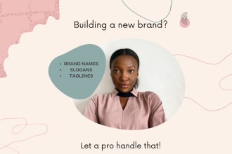 create a killer business name, slogan or tagline