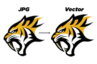 convert your blurry design into a clear picture or vector