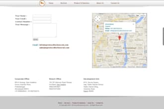 design contact us form for your website