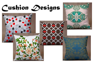 design home decor patterns, cushions, pillows and wallpaper,