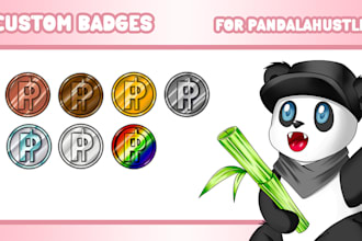 draw unique twitch sub badges