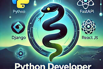 do python, flask, django, fastapi, web scraping projects
