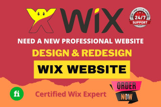 do professional full wix website design or redesign