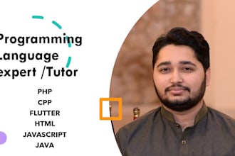 teach  cpp, PHP, dart, flutter,java