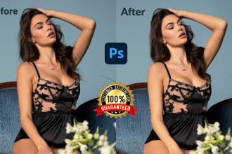 do high end retouching and photo editing with photoshop