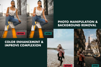 do photo edits, manipulations, cleaning old photos