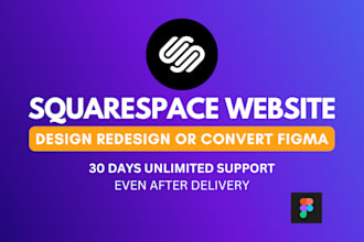 design redesign clone squarespace website convert figma to squarespace