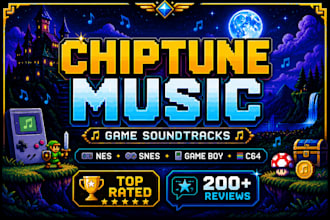 compose or arrange 8 bit chiptune music