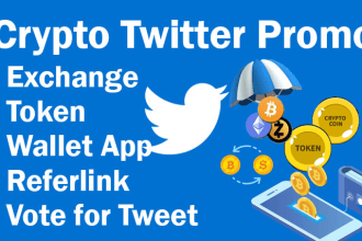 twitter crypto token aridrop links promotion