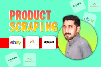 product scraping from ecommerce websites like ebay, amazon
