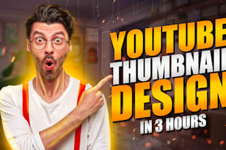 create youtube thumbnail, channel art