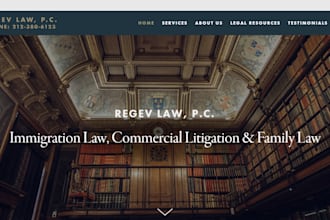 design a legal, lawyer, attorney, law firm website