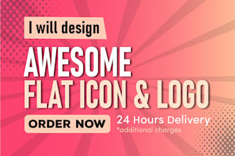 create awesome flat icon design