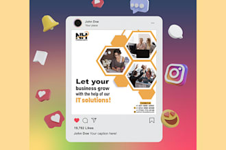 design attractive social media posts and advertising