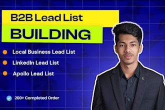 do b2b lead generation and business email list building