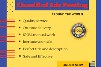 do classified ads posting on top sites
