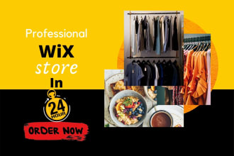 build wix store or wix ecommerce website, add product