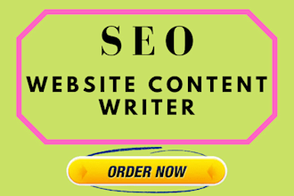 be your expert SEO website content writer and blog writer