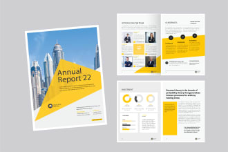 design annual report, proposal, lead magnet, ebook and PDF