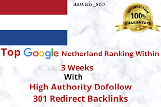 build da90 SEO dutch backlinks for google netherland ranking
