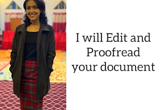 proofread and edit your document