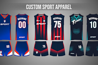 design custom sport apparel
