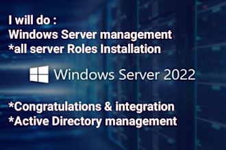 configure and troubleshoot active directory and windows server