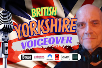 record british voice over in northern yorkshire accent