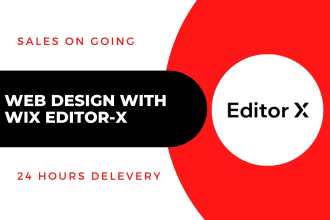 design professional  wix website with wix editor x