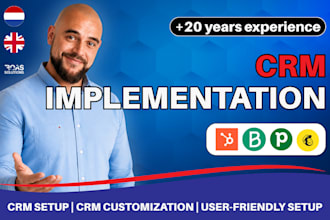 help you implement CRM, hubspot, brevo, pipedrive, mailchimp