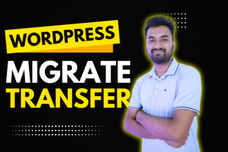 migrate, transfer, move, wordpress website