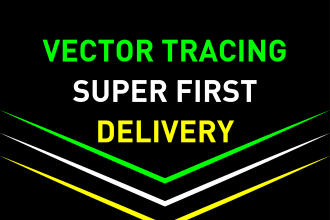 trace, redraw, vectorize and convert your logo or artwork to a vector