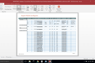 develop application in ms access database