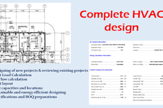 design hvac systems, calculate loads and select hvac equipment