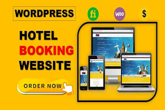 design apartment or hotel booking website