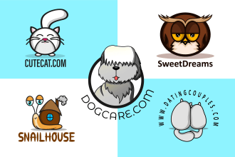 design unique vector cartoon logo or cartoon mascot