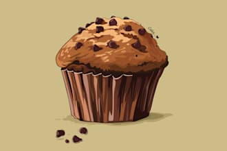 draw food and drink illustration