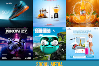 design social media post, creative facebook ads design, instagram post
