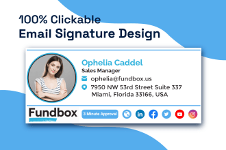make clickable email signature for outlook, gmail, and apple