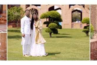 wedding album design and photo editing services