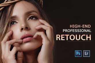 high end retouching and skin retouching