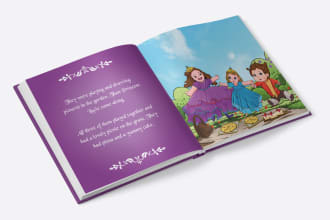 do professional children book layout design and formatting