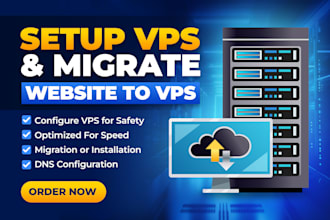 set up, secure, and migrate your website to a vps