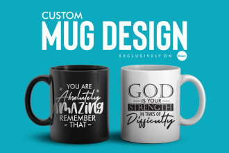 make awesome custom coffee mug design