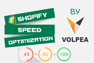 do shopify website speed optimization, shopify developer
