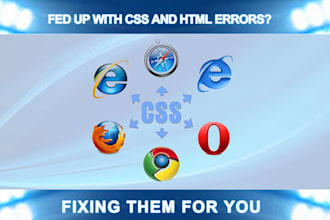 fix your html and CSS erors and styling