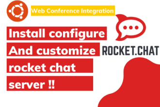 setup rocket chat with full configuration and customization