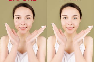 do photo retouching, touch up, body retouch any photo edit