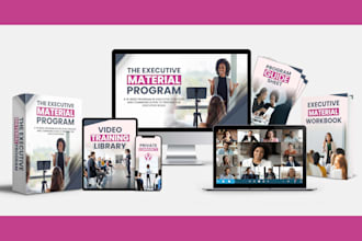 design 3d digital product mockup, online course ecover bundle, ebook cover