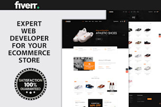 build wocommerce store and design modern wordpress website